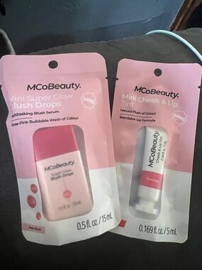 Mini MCo Beauty Blush Drops & Cheek n Lip tint
